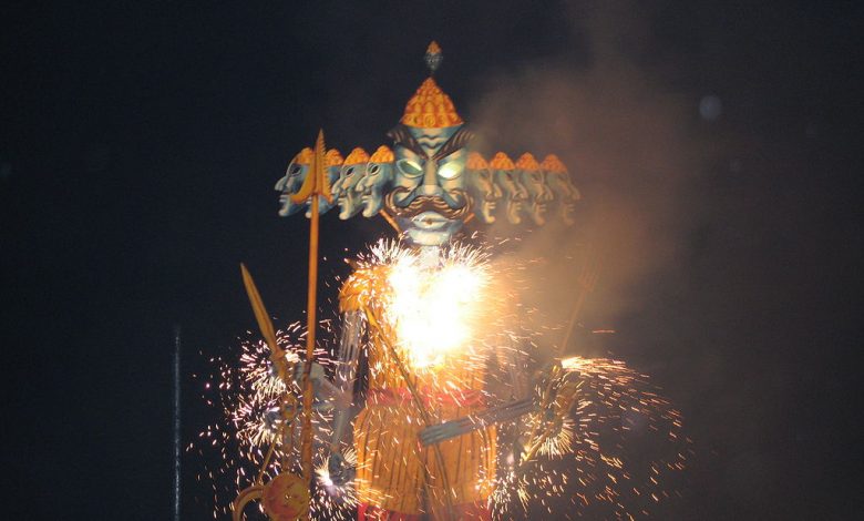 रावण दहन की तैयारी पूरी, कड़ी सुरक्षा व्यवस्था के बीच होगा बुराई का अंत