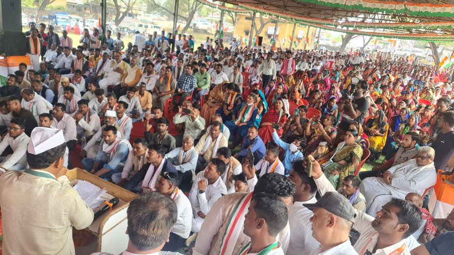 मंहगाई से त्रस्त देश और छत्तीसगढ़ प्रदेश की जनता,जन जागरण पदयात्रा में उमड़ रही हजारों-हजार की भीड़