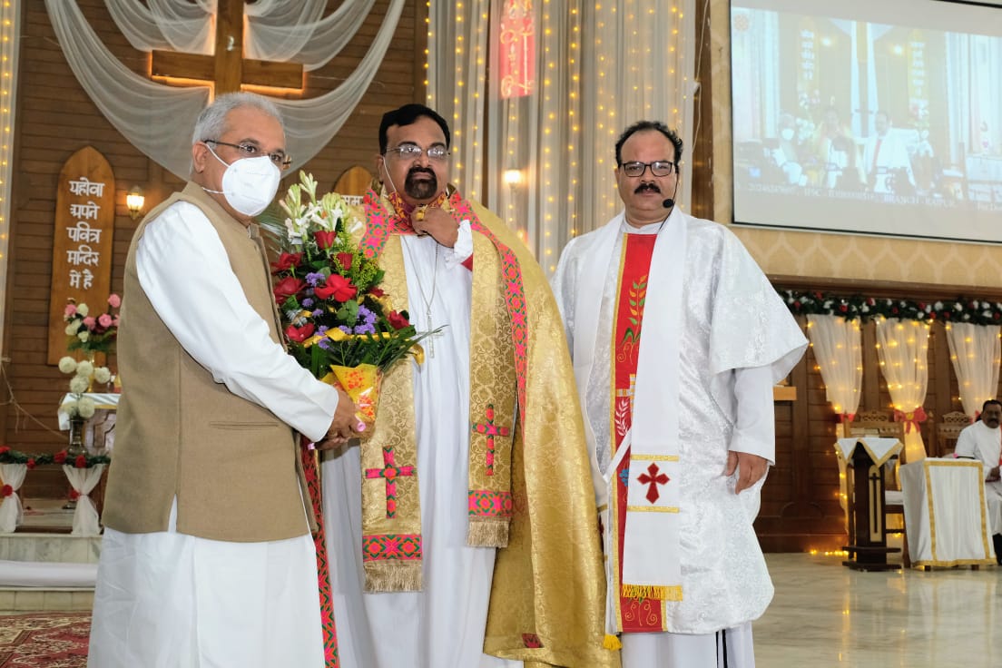 छत्तीसगढ़ : प्रभु यीशु मसीह ने प्रेम और सद्भाव का रास्ता दिखाया, विकास का मूलमंत्र भी यही है : भूपेश बघेल