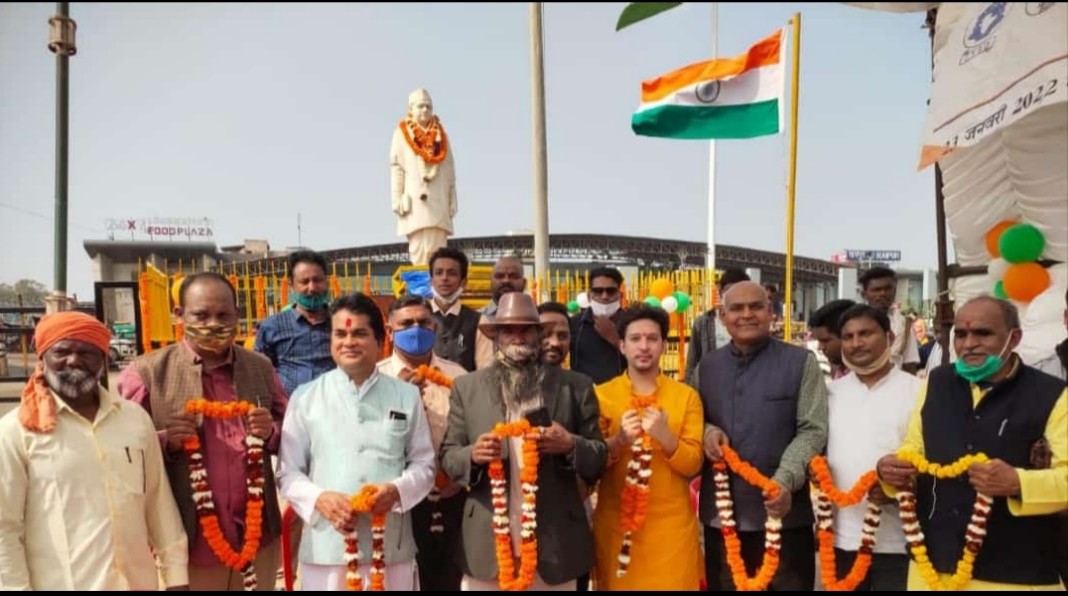 छत्तीसगढ़ : स्टेशन चौक धूमधाम से मनाया गया नेताजी सुभाष चंद्र बोस की जयंती