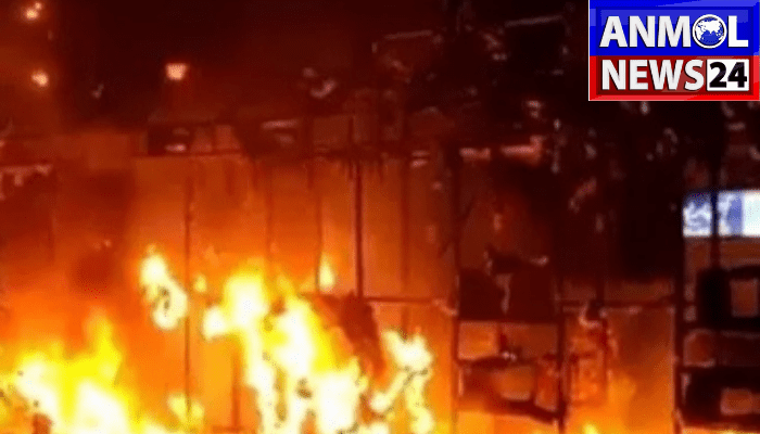 Fire in durg: दुर्ग में साबुन फैक्ट्री में लगी भीषण आग