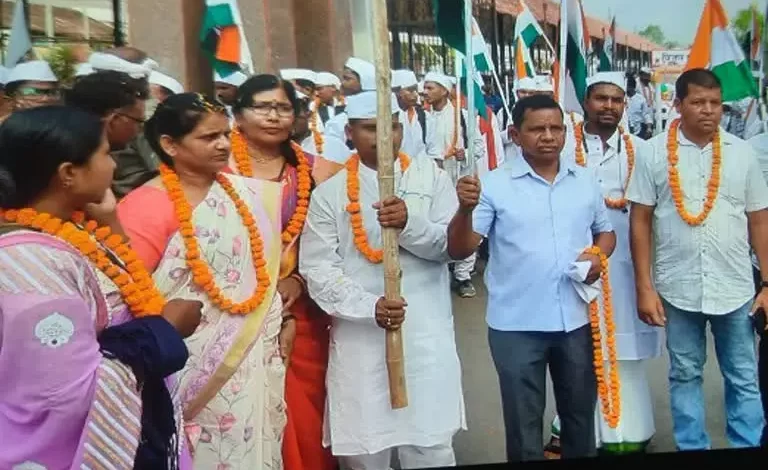 irregular workers union का दांडी मार्च, रायपुर में प्रदर्शन की दी चेतावनी