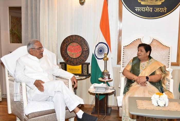 CM Bhupesh Meet Governor