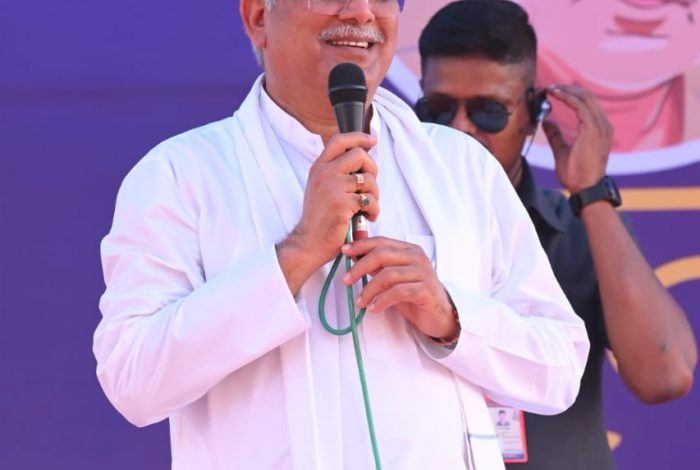 CM Bhupesh in Lormi