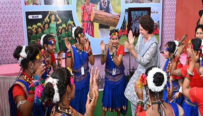 Priyanka Gandhi Chhattisgarh Visit
