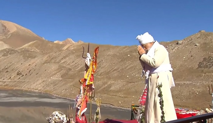 उत्तराखंड दौरे पर PM नरेंद्र मोदी, आदि कैलाश के किए दर्शन