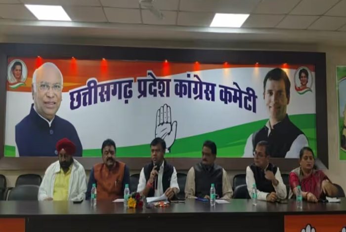 Congress meeting in Raipur