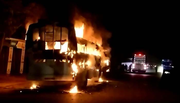 CG Bus Fire