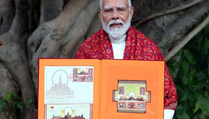 PM Modi Launches stamp