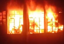 Fire in Dhanbad Hospital