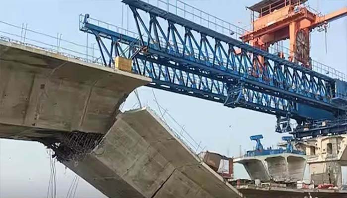 Under Construction Bridge collapses in Bihar