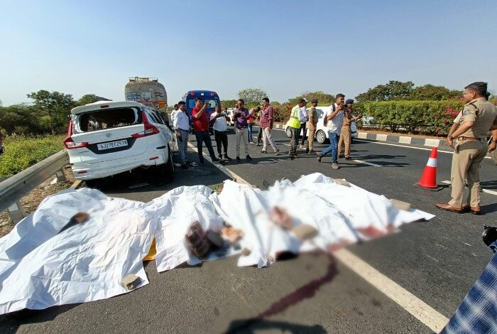 Road Accident in Ahmedabad