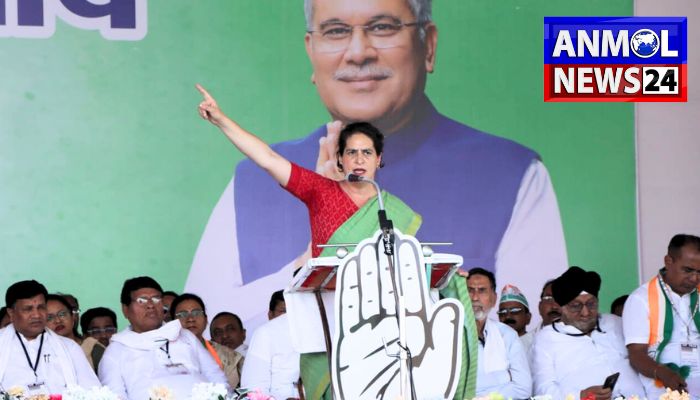 Priyanka Gandhi in Chhattisgarh