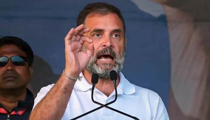 राहुल गांधी ने जमकर साधा BJP पर निशाना