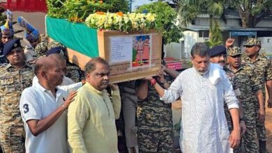 जवान शहीद को अंतिम सलामी,