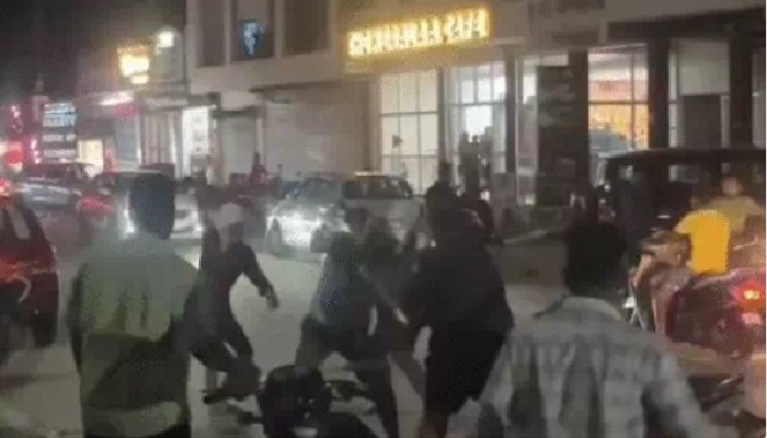 Korba street fight :