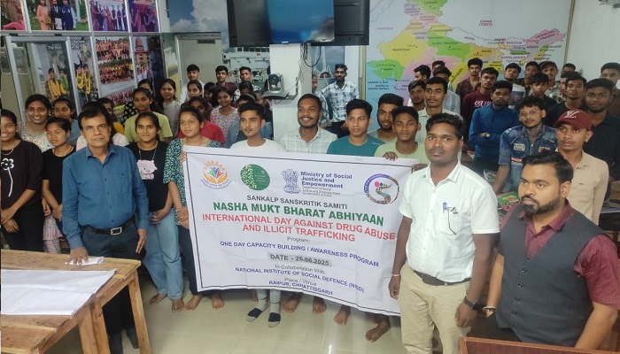 Raipur anti-drug campaign :