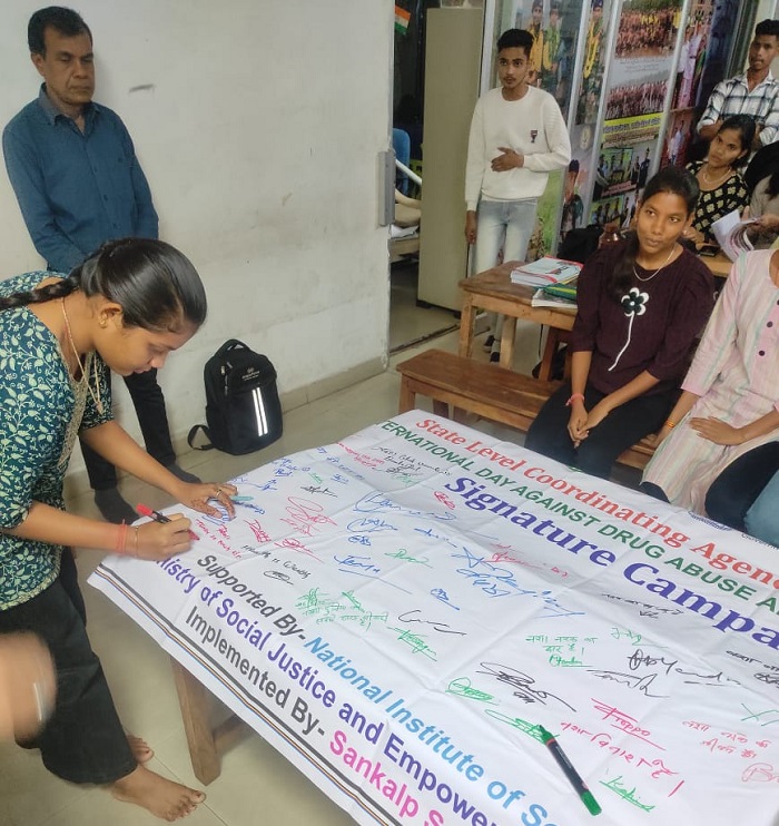 Raipur anti-drug campaign :