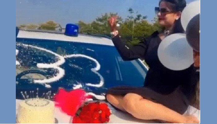 DSP wife birthday stunt :