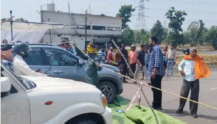 Korba farmers protest News :