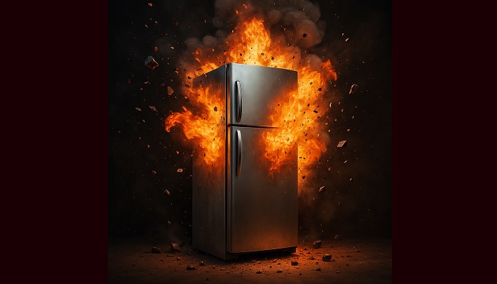 Fridge blast in KCG :