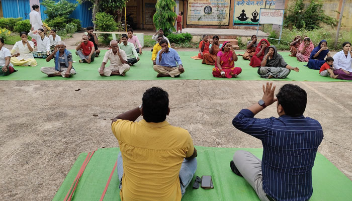 आज का योग एवम वेलनेस सप्ताह