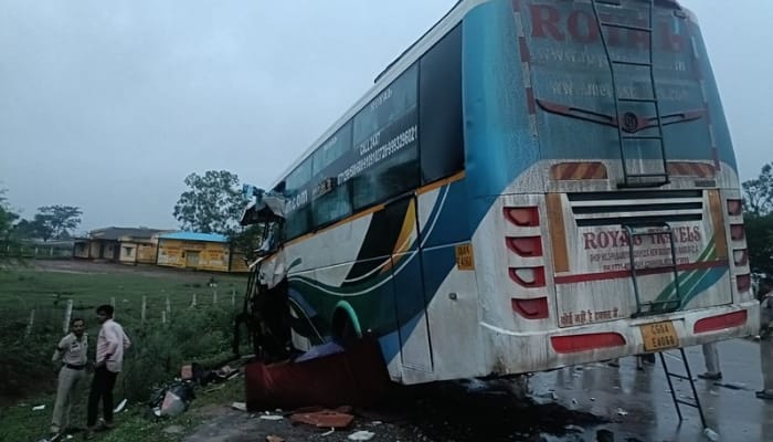 bus accident near Raipur :
