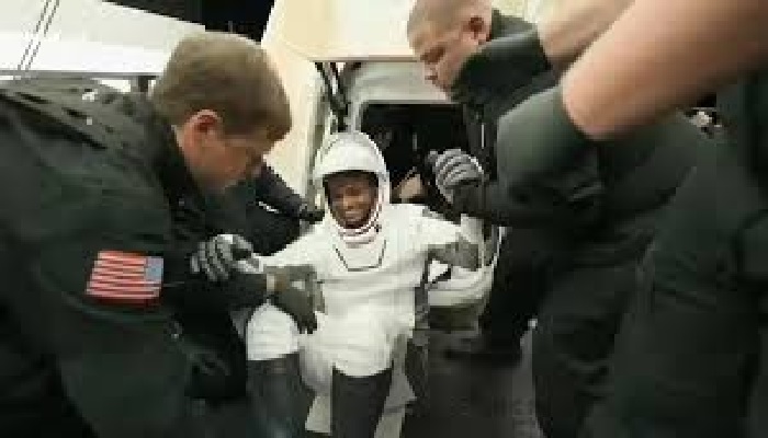 Indian astronaut returns