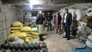 अवैध धान भंडारण