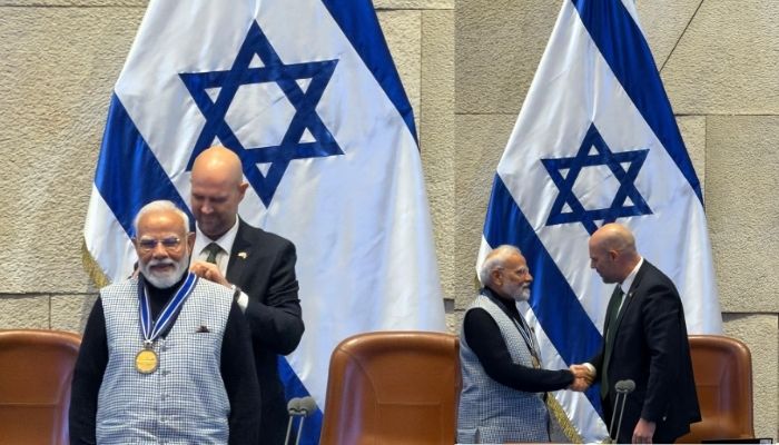 Knesset Medal to PM Modi