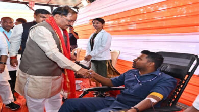 साय ने रक्तदान शिविर का किया शुभारंभ