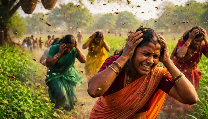 मधुमक्खियों के हमले