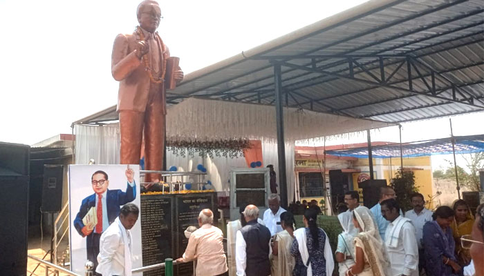 भीमराव अम्बेडकर क़ी जयंती समारोह