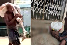 बहन का कंकाल कंधे पर रख बैंक पहुंचा भाई