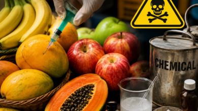 Chemical Fruits Health Risk