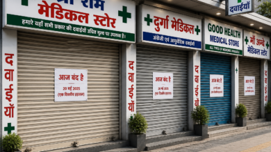 Medicine Traders Protest